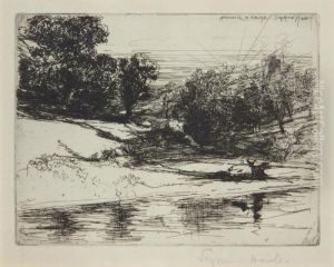 Newcastle In Emlyn by Sir Francis Seymour Haden