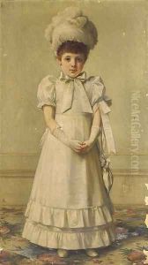 Portrait of a girl by John Hanson Walker