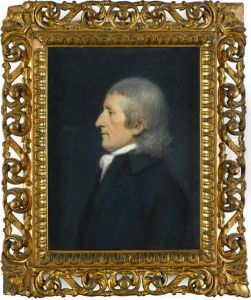 Profile Portrait Of Captain Israel Whelen by James I Sharples