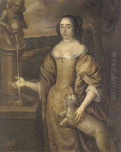 Portrait of a lady 5 by John Michael Wright