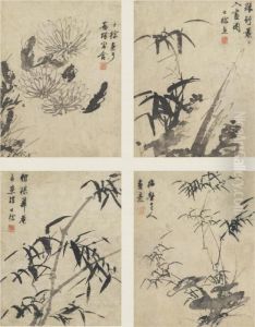 Three Friends Of The Winter by Zha Shibiao