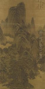 Houses In The Forest by Wang Shimin
