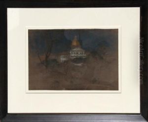 Capitol Building by Everett Shinn