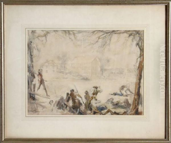 Revolutionary War Scene - view 1