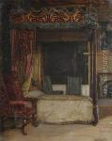 Interior With Four-poster Bed - view 1