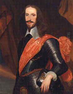 Portrait Of A Gentleman by Of John Michael Wright