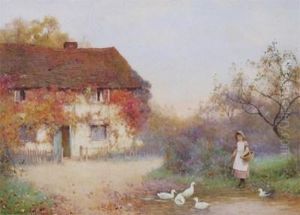 Autumn In Devon by Benjamin D. Sigmund