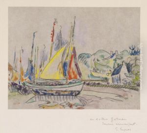 L'ile-aux-moines by Paul Signac