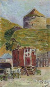 Port-en-bessin, La Vieille Tour by Paul Signac