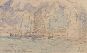 Esquisse D'un Port by Paul Signac