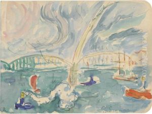 Rotterdam (arc-en-ciel) by Paul Signac