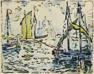 Venise, Le Redempteur by Paul Signac