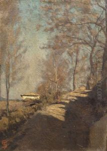 Paysage Boise by Telemaco Signorini