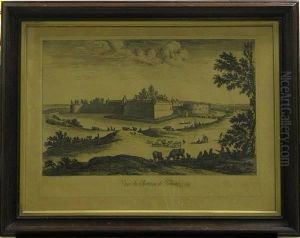 Veue Du Chateau De Jametz by Israel Silvestre