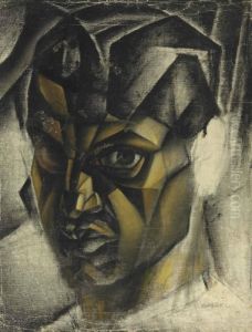 Self-portrait by Simkha Simkhovitch