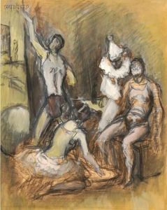 Circus Study by Simkha Simkhovitch