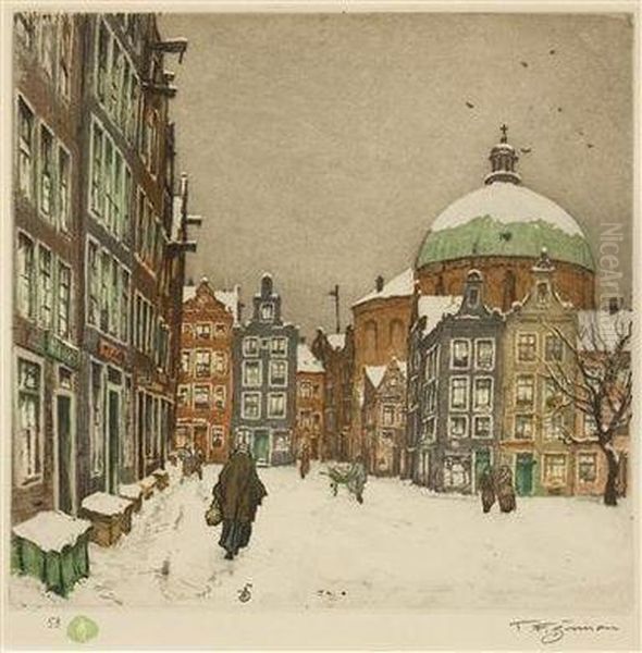 Snow In Amsterdam - view 1