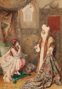 The Carpet Seller by Amedeo Momo Simonetti
