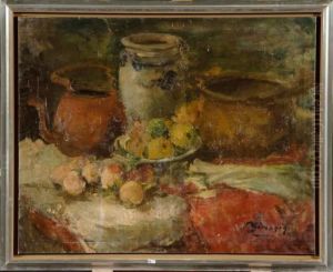 Nature Morte Aux Fruits Et Aux Legumes by Victor Simonin