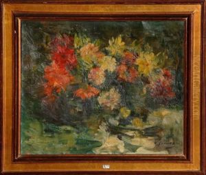 Nature Morte Aux Fleurs by Victor Simonin