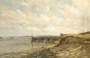 Goat Horn Point, looking towards Poole by Frederick William Newton Whitehead
