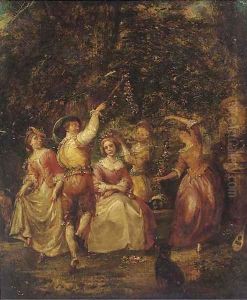 Fete champetre by Alfred Woolmer