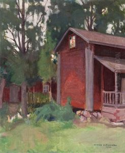 The Old Shed by Wilho Sjostrom