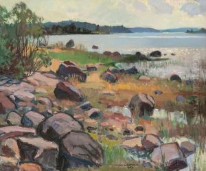 Rocky Shore by Wilho Sjostrom