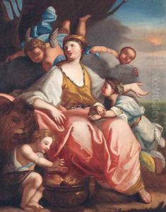 A personification of choler - one of the four temperaments