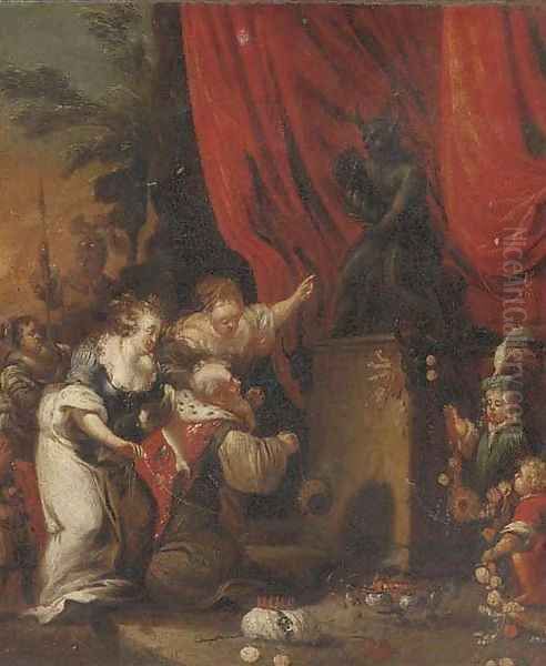A sacrificial scene - view 1