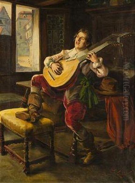 The Lute Player - view 1