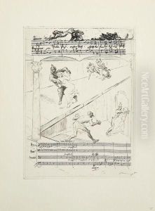 Randzeichnungen Zu Mozarts Zauberflote