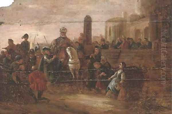A triumphal entry into a city - view 1