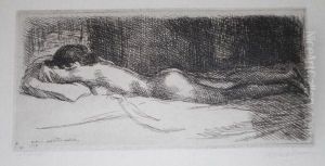 Prone Nude by John Sloan