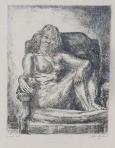Nude With Wineglass