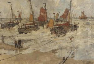 Bomschuiten In The Surf, Scheveningen