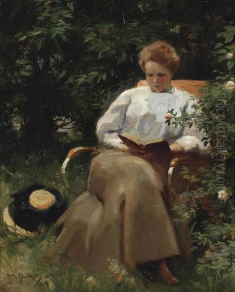 Portrait Of The Wife Of The Artist Agathe Sluiter-van Nievervaart - view 1