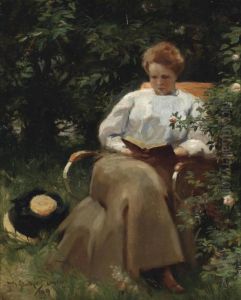 Portrait Of The Wife Of The Artist Agathe Sluiter-van Nievervaart by Willy Sluyters