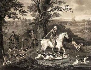John Corbet and his fox hounds, by Richard Woodman by Thomas Weaver