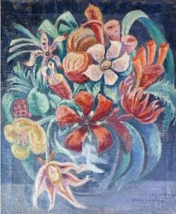Flowers In A Vase by Rowley Smart