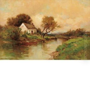 House By A River by George Henry Smillie