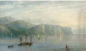 A calm day in the bay by Charles Nicholls Woolnoth