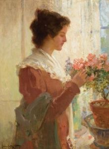 Woman By A Window