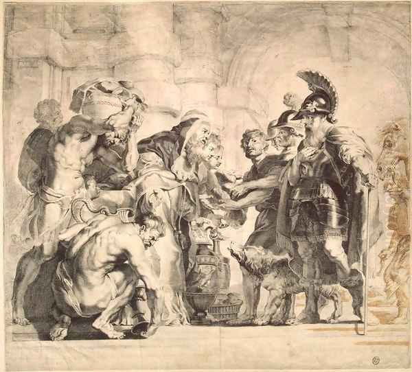 Abraham and Melchizedech - view 1