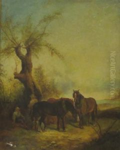 Plough Horses Resting