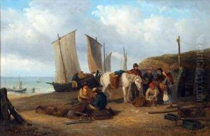 Boats And Fisherfolk At Southwold