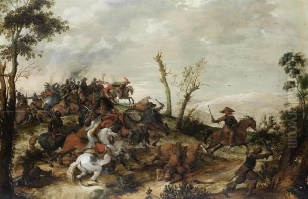 A Cavalry Skirmish - view 1