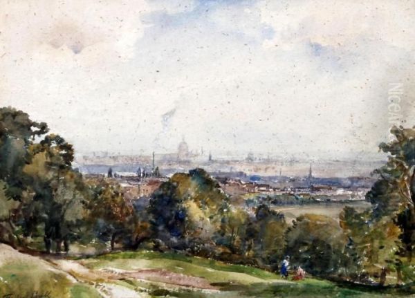 London From Hampstead Heath - view 1