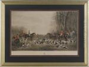 Fox Hunt Scene by John Wray Snow