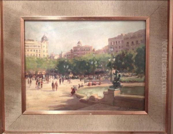 Plaza Catalunya - view 1
